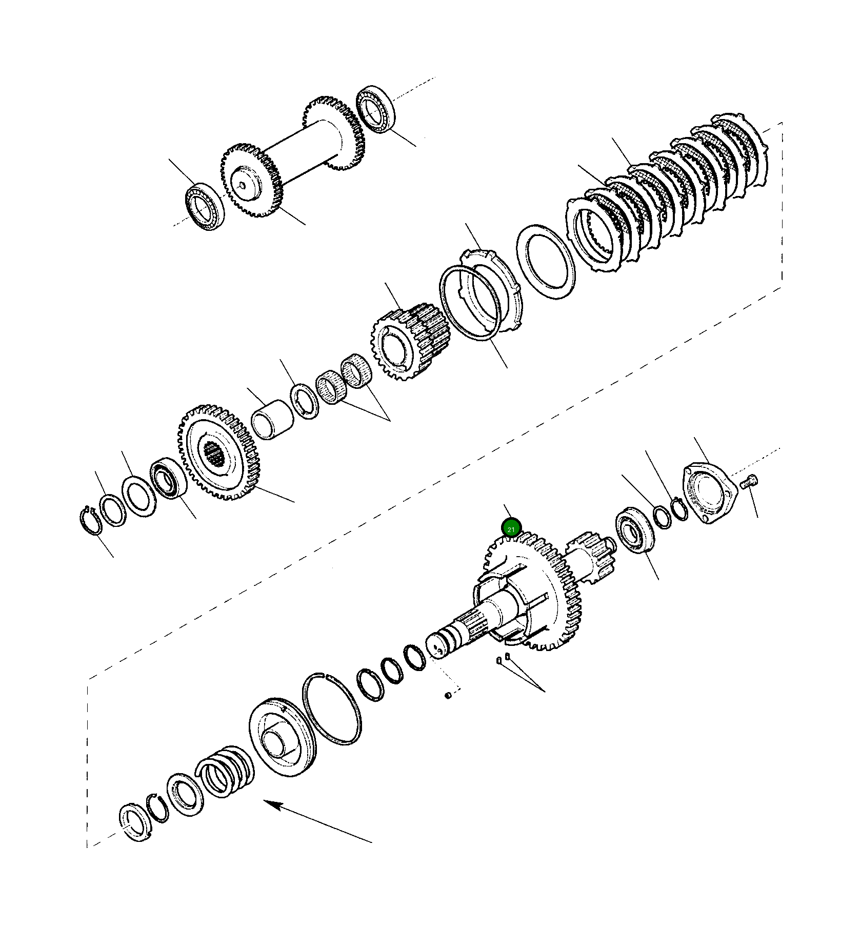 Вал CA0138363 Komatsu