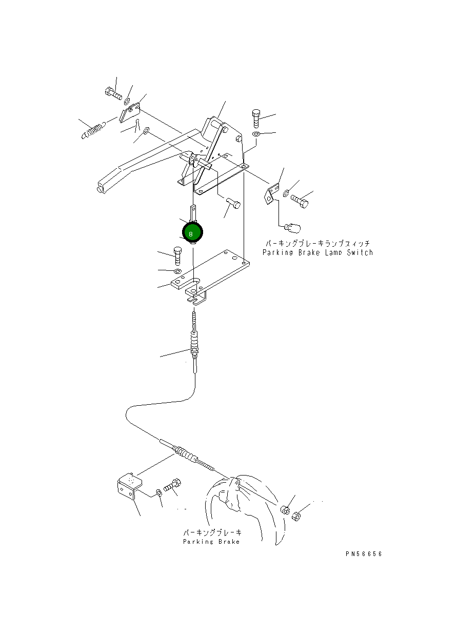 Вилка 262-43-73150 Komatsu