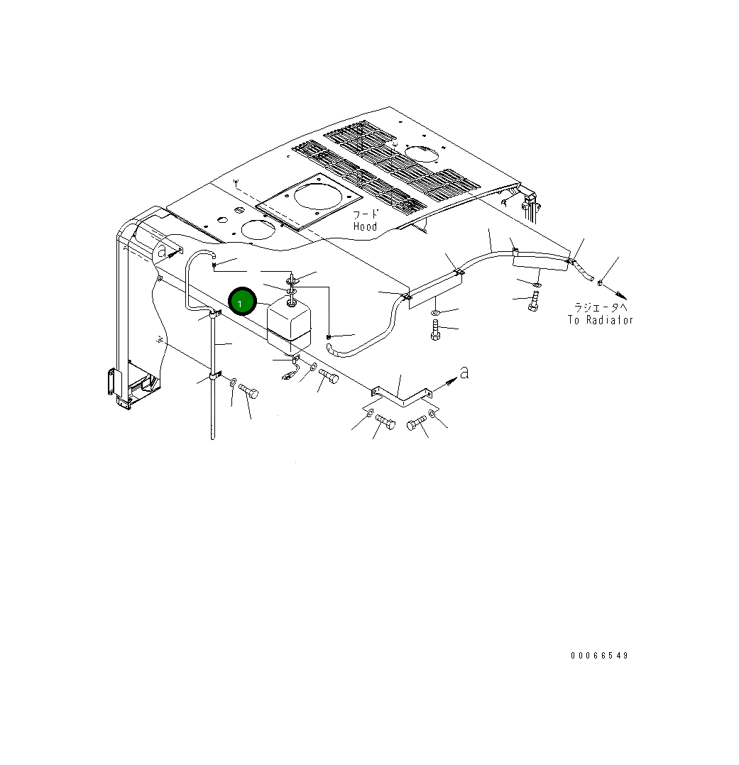 Бак 418-03-41660 Komatsu