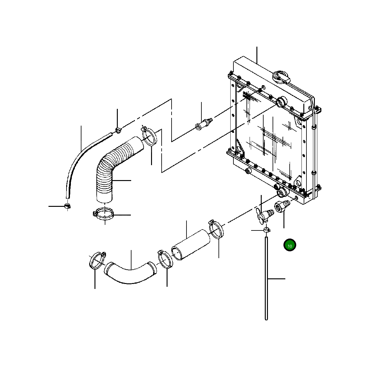 Адаптер 444 000 Komatsu