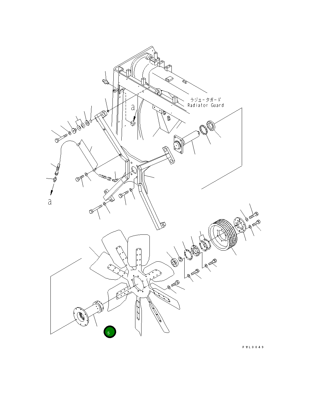 Барабан 198-03-62131 Komatsu