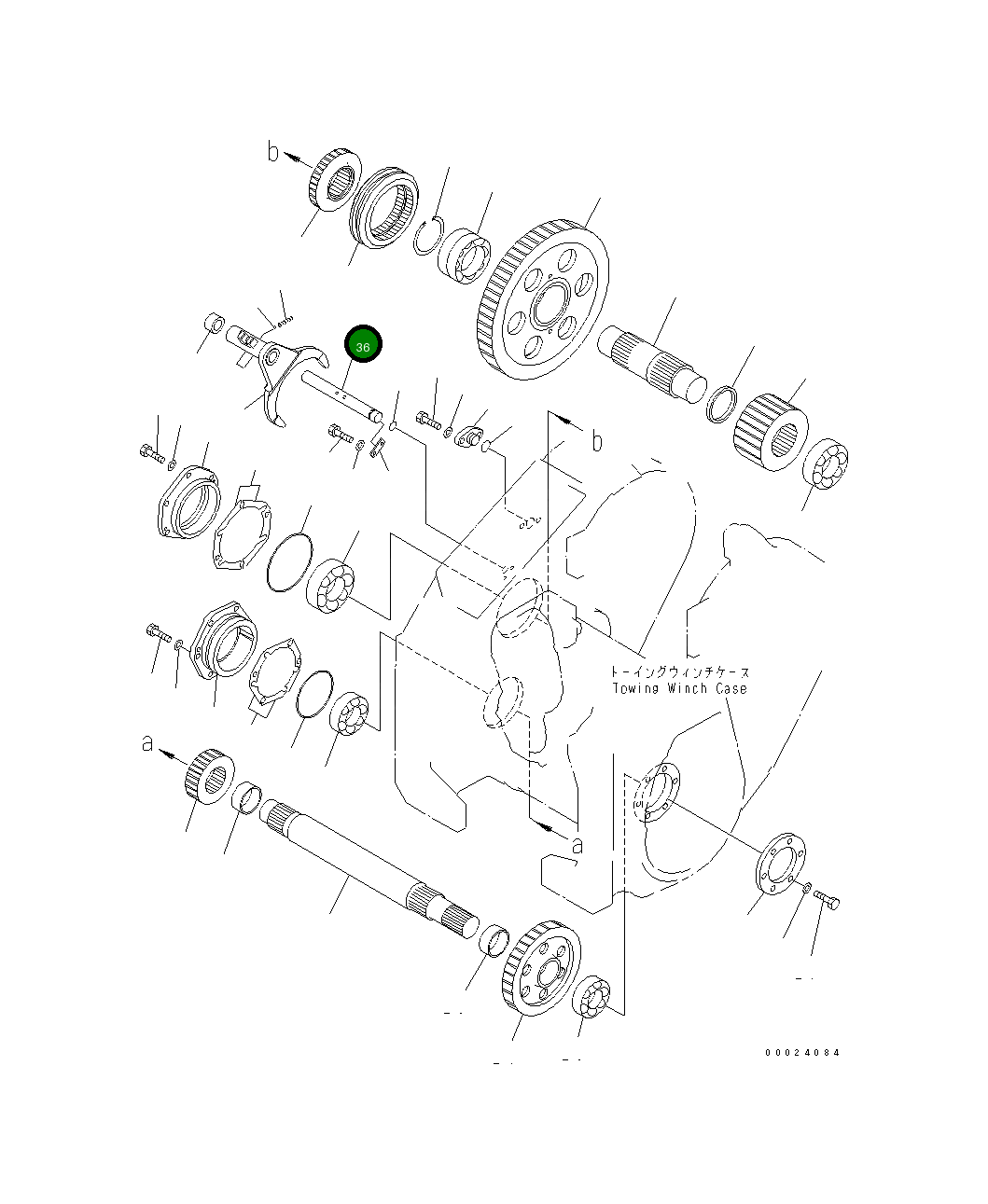 Вал 134-960-1820 Komatsu