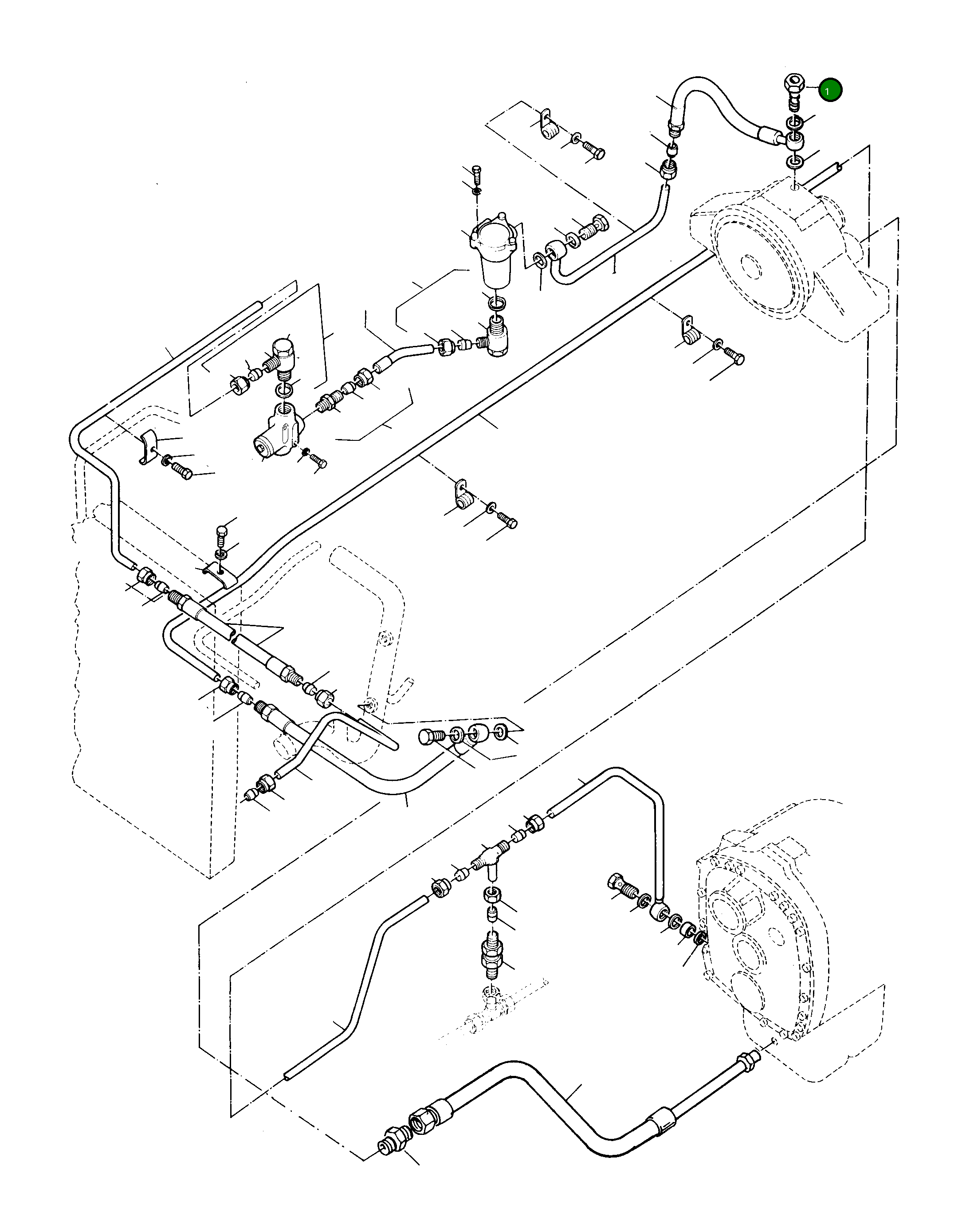 Болт-банджо 3002498X1 Komatsu