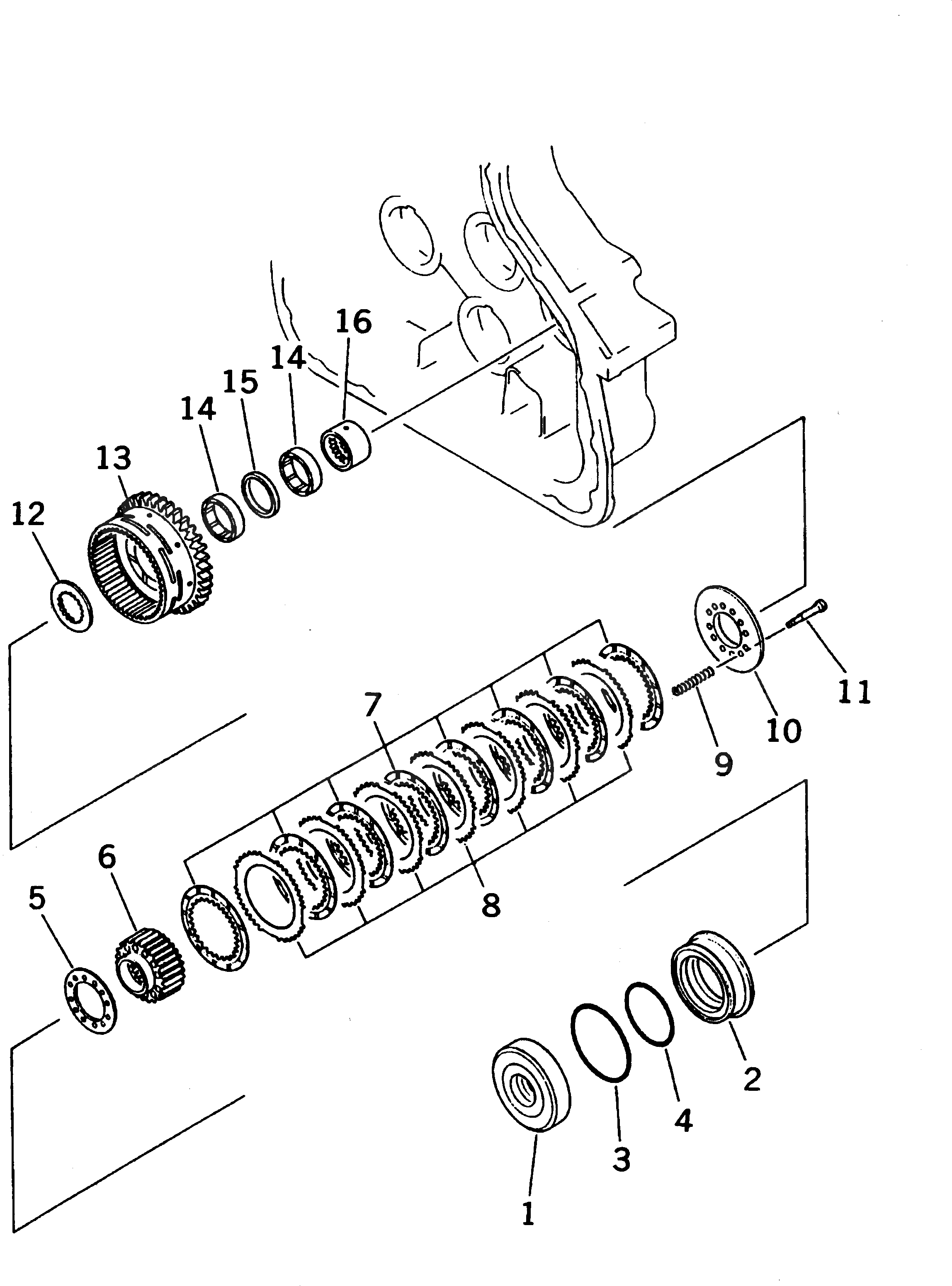 Барабан 156-76-23310 Komatsu