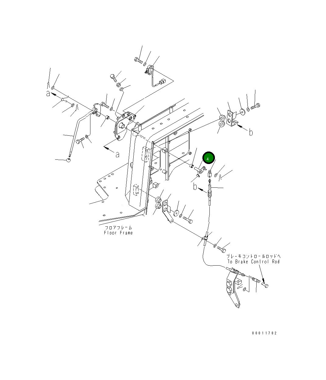 Вал 198-43-61850 Komatsu