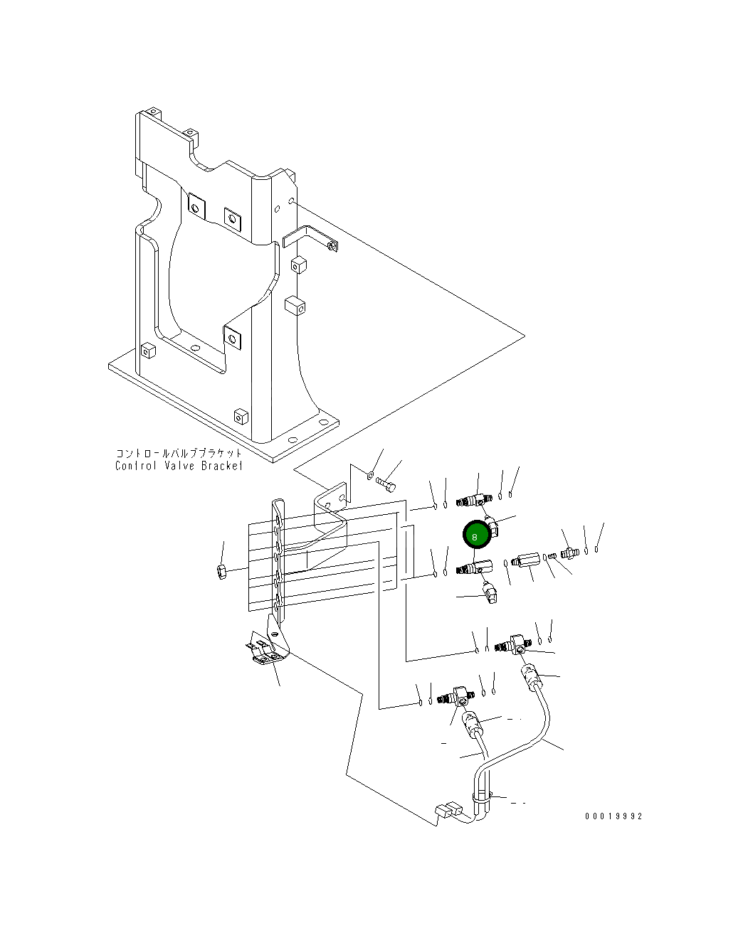 Адаптер 208-62-73460 Komatsu