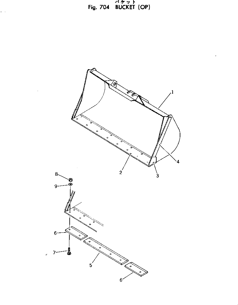 Боковой отвал (сварной) 385-10326911 Komatsu