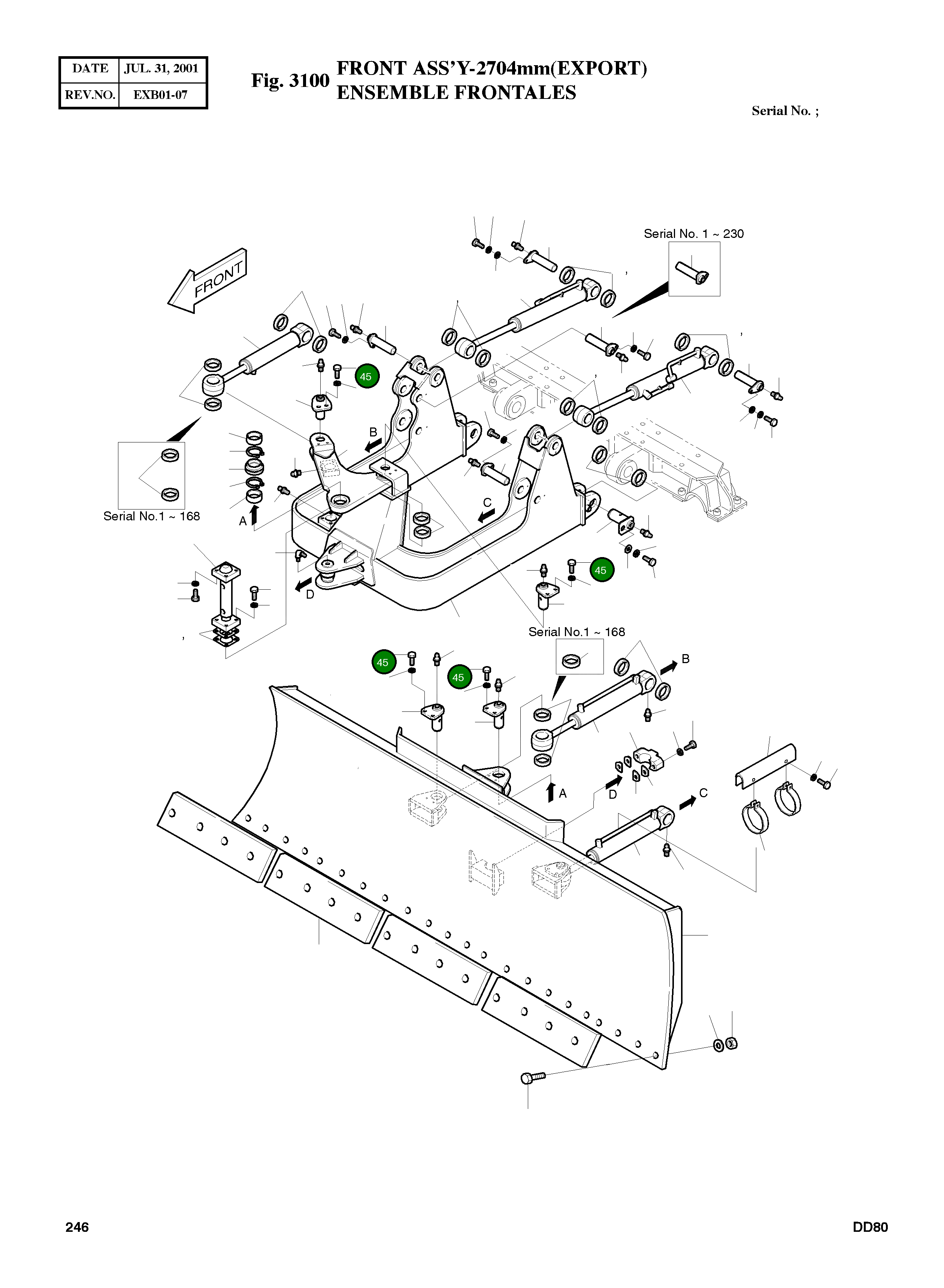 Болт M14X2.0X30 S0518253 Komatsu