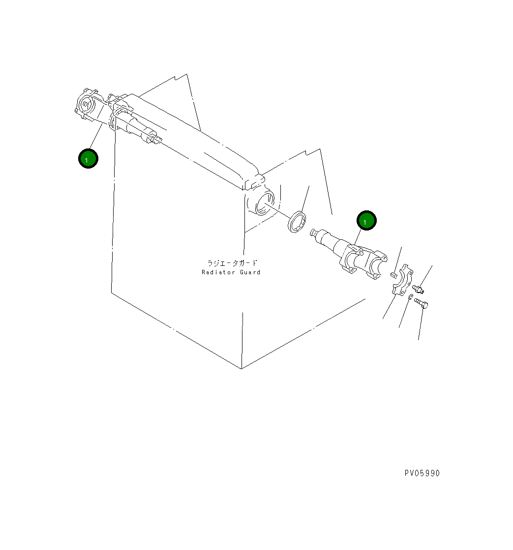 Вилка 144-70-15212 Komatsu