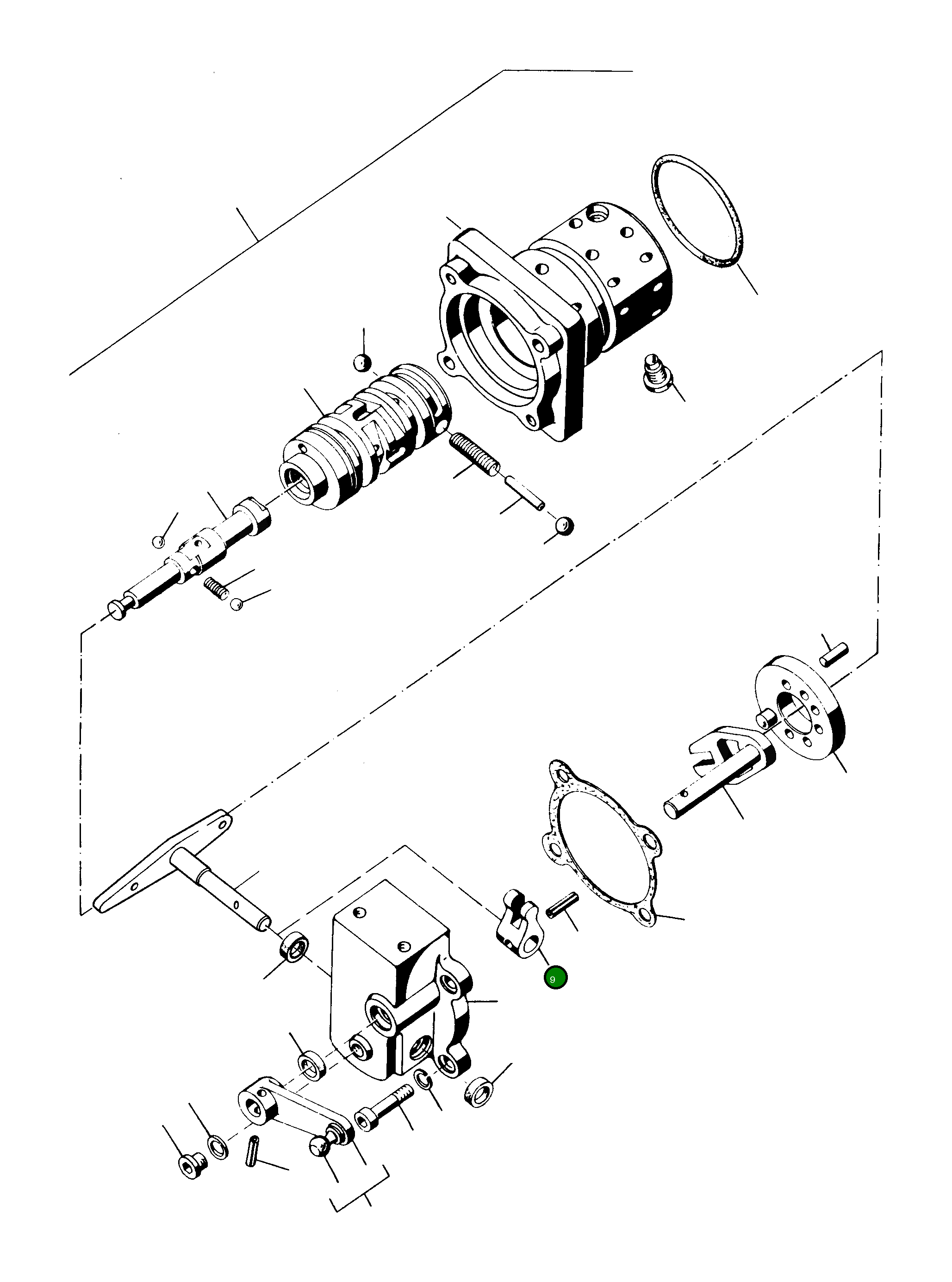 Вилка 2889673M1 Komatsu