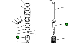 Барабан и плунжер 1239 723 H1 Komatsu