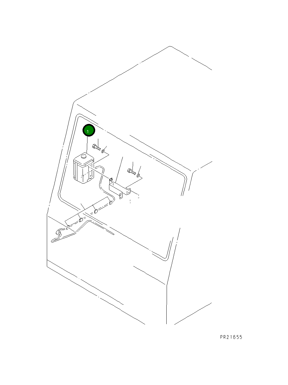 Бак ND060350-1600 Komatsu