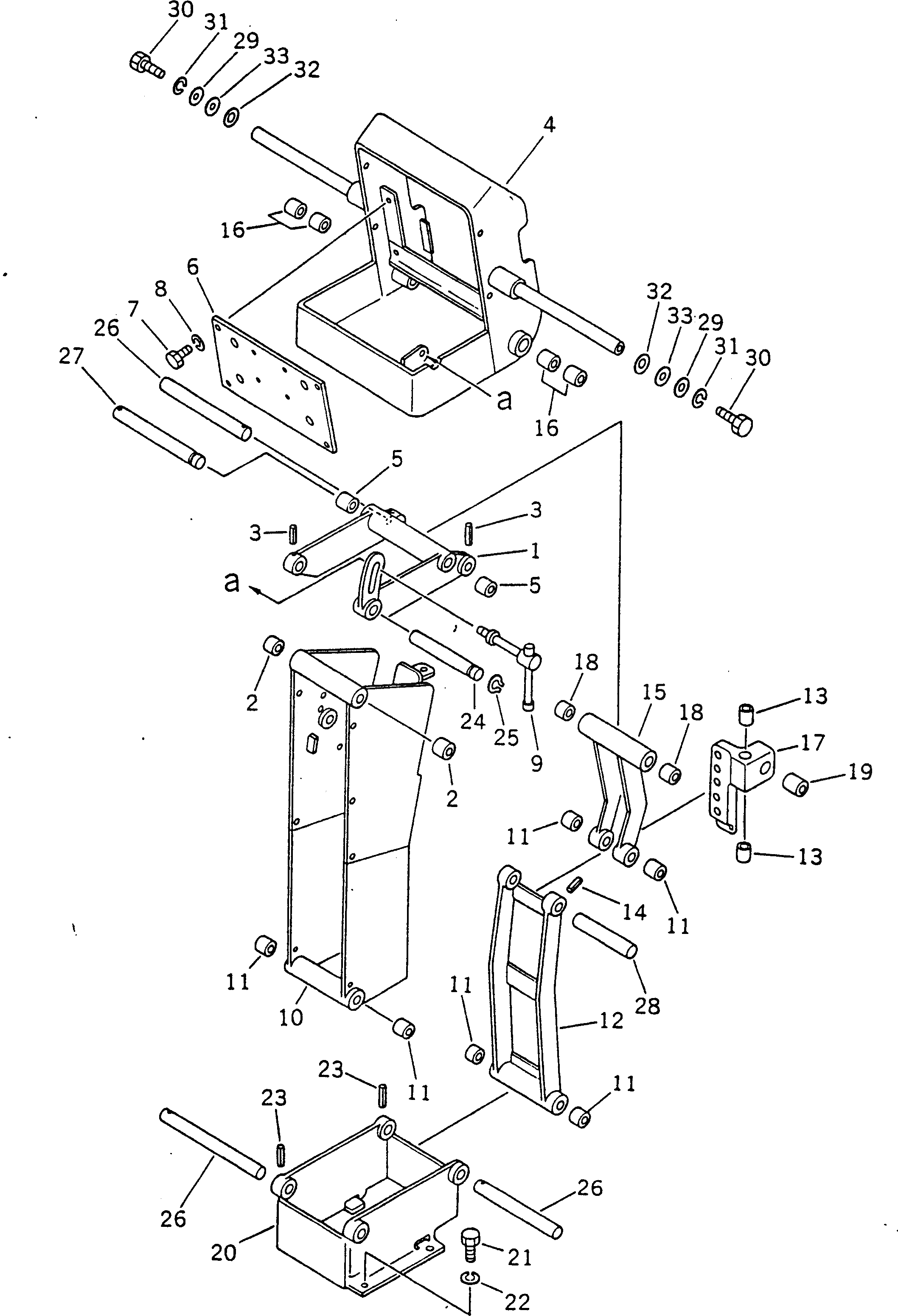Вал 234-43-38130 Komatsu