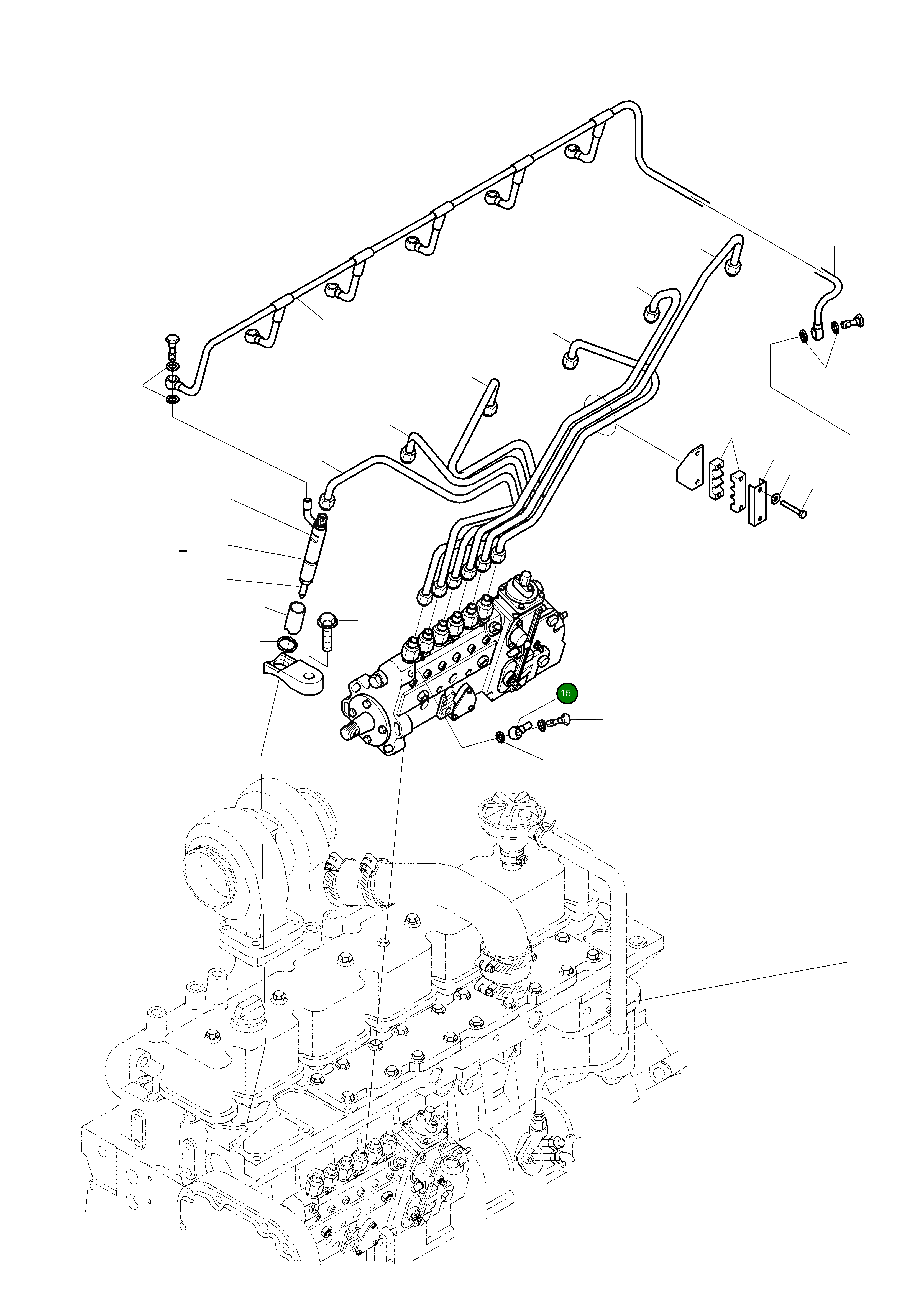 Банджо-фитинг CU3911447 Komatsu