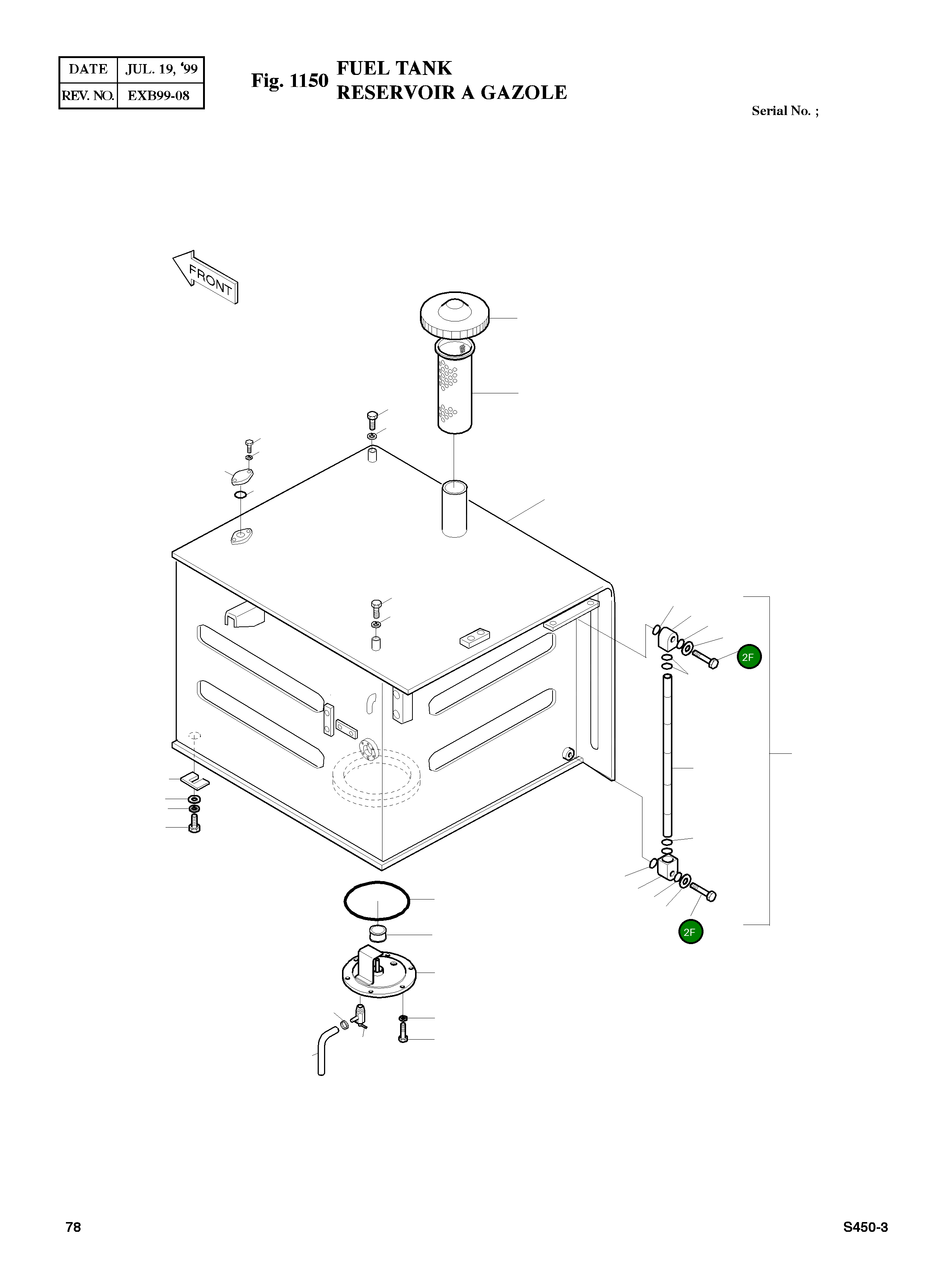 Болт M10X1.5X40 2120-1266 Komatsu