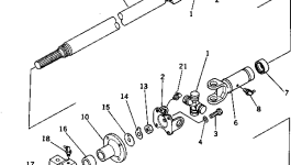 Вал 198-03-16231 Komatsu