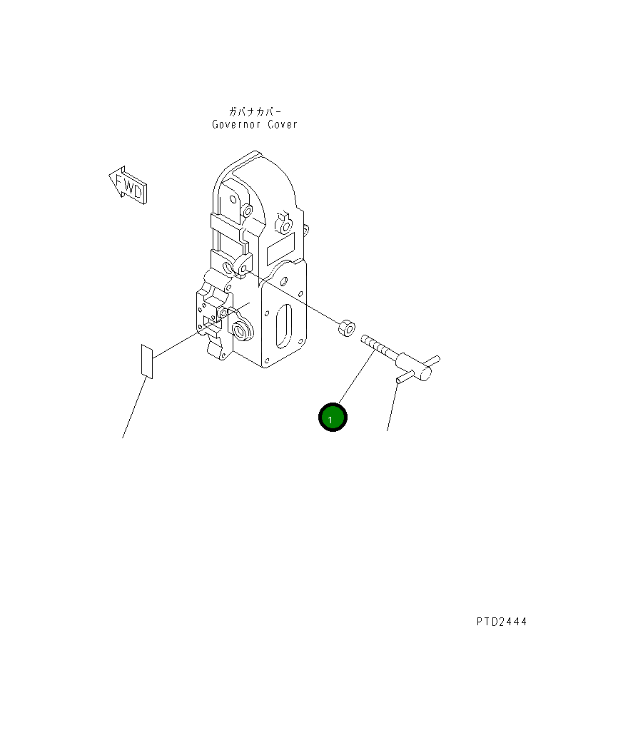 Вал 6204-71-9811 Komatsu