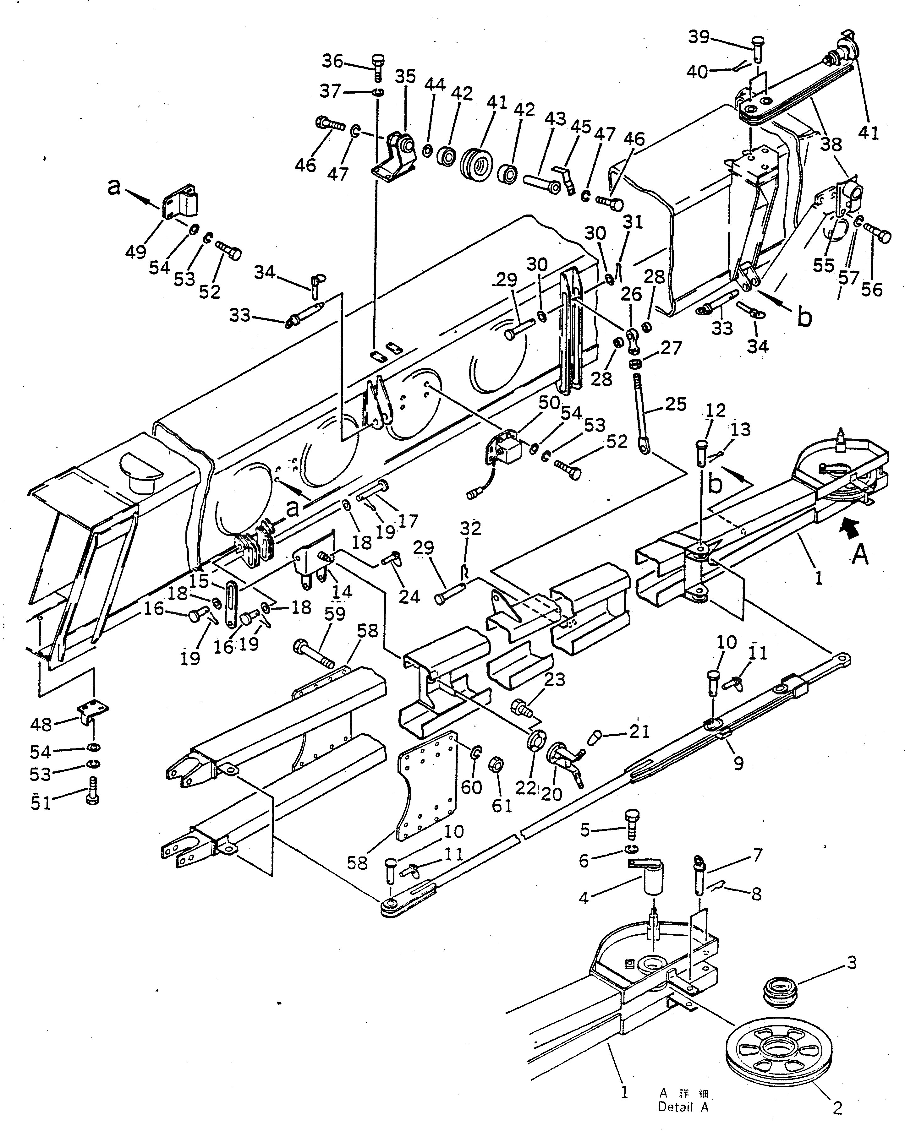 Вал 22X-70-15450 Komatsu