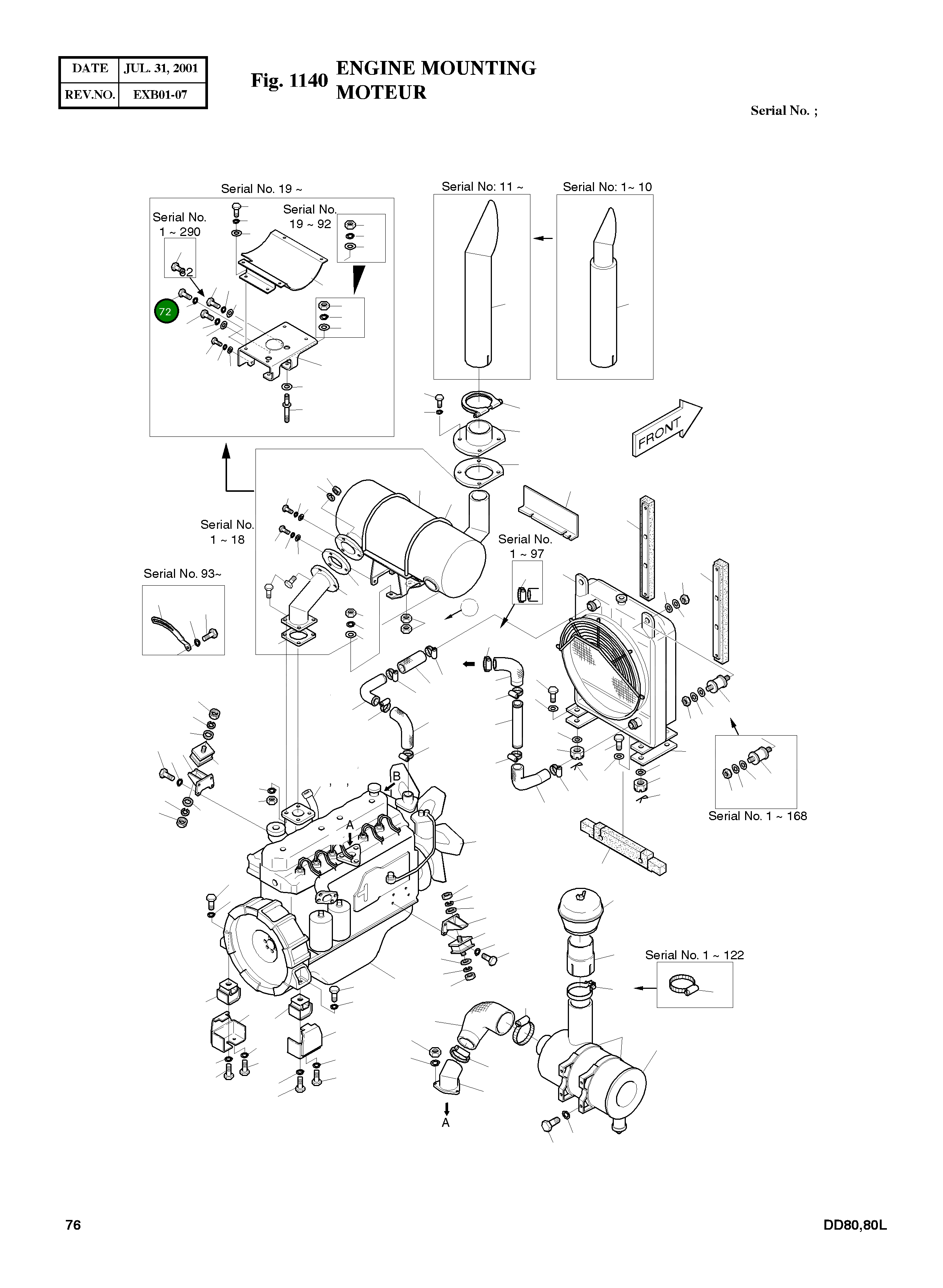 Болт M14X1.5X35 S0718353 Komatsu