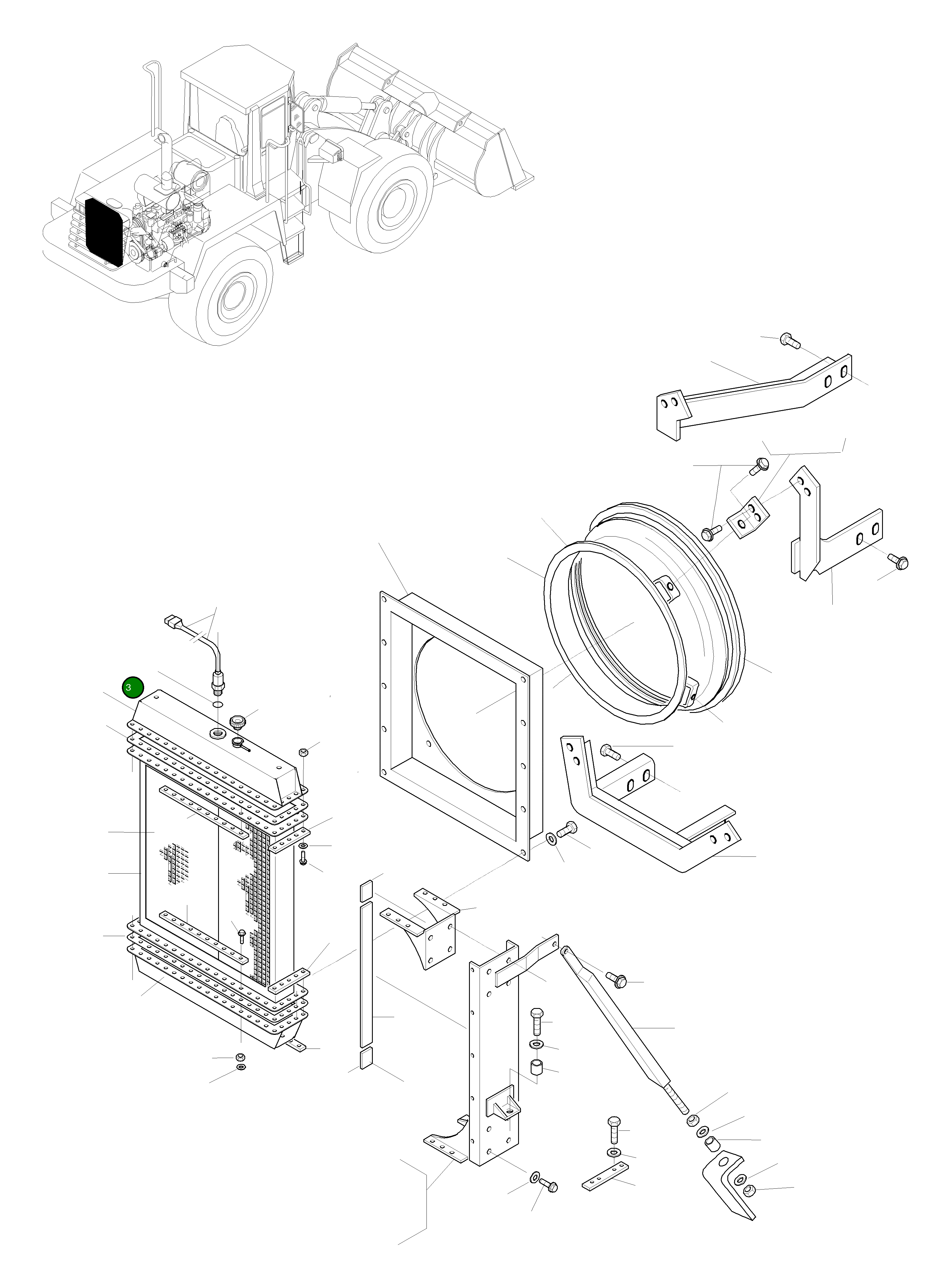 Бак 419-03-H0P31 Komatsu