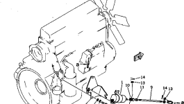 Кронштейн 6134-81-8510 Komatsu