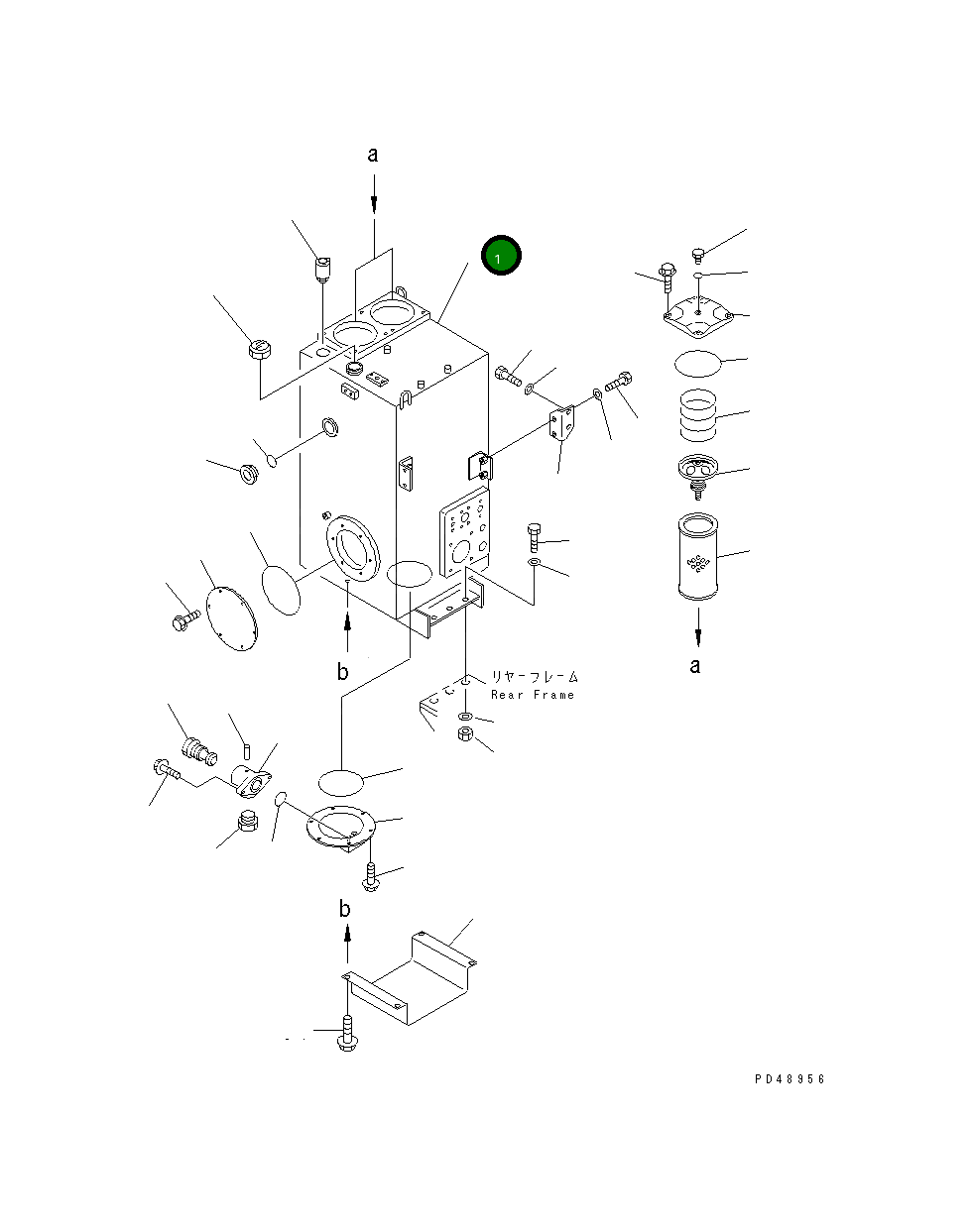 Бак 421-Z94-2170 Komatsu