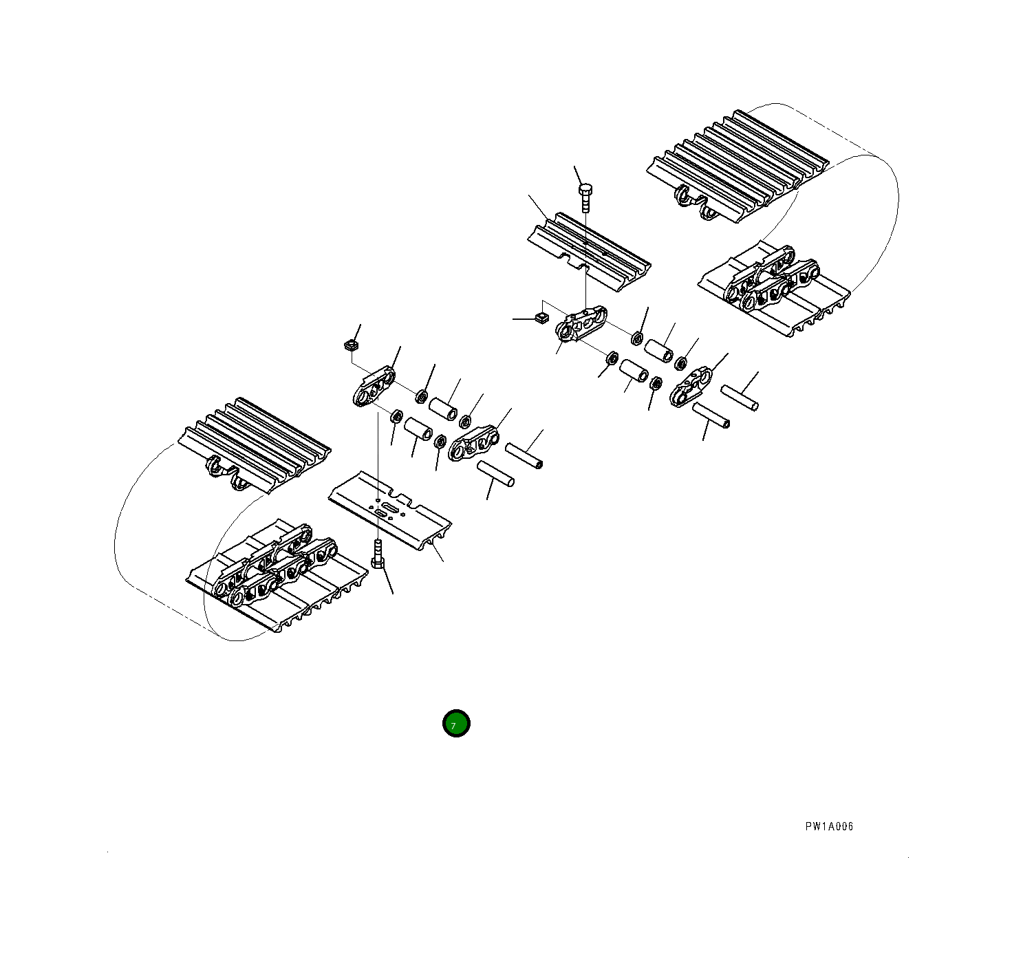 Башмак 20Y3231310 Komatsu
