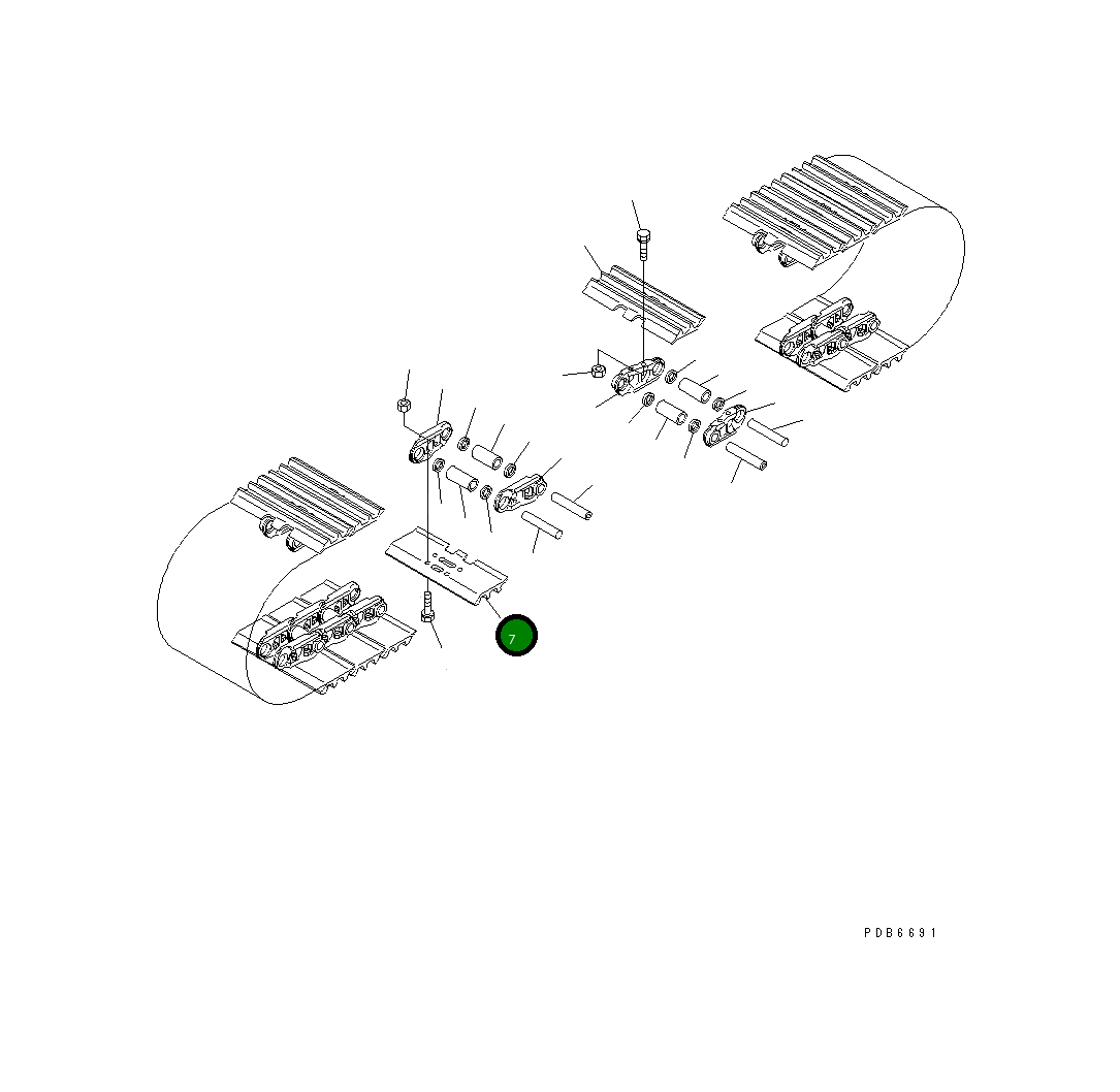 Башмак 207-32-61360 Komatsu