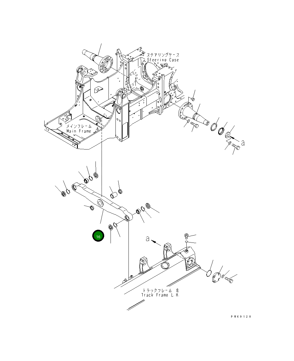 Балансирная штанга 134-50-63111 Komatsu