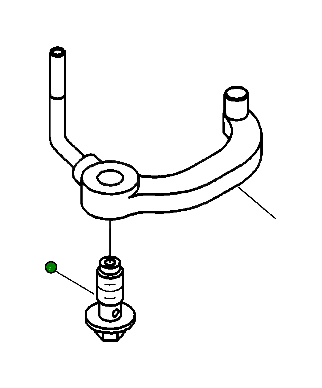 Болт (M10x1.50x25) 1296 062 H1 Komatsu