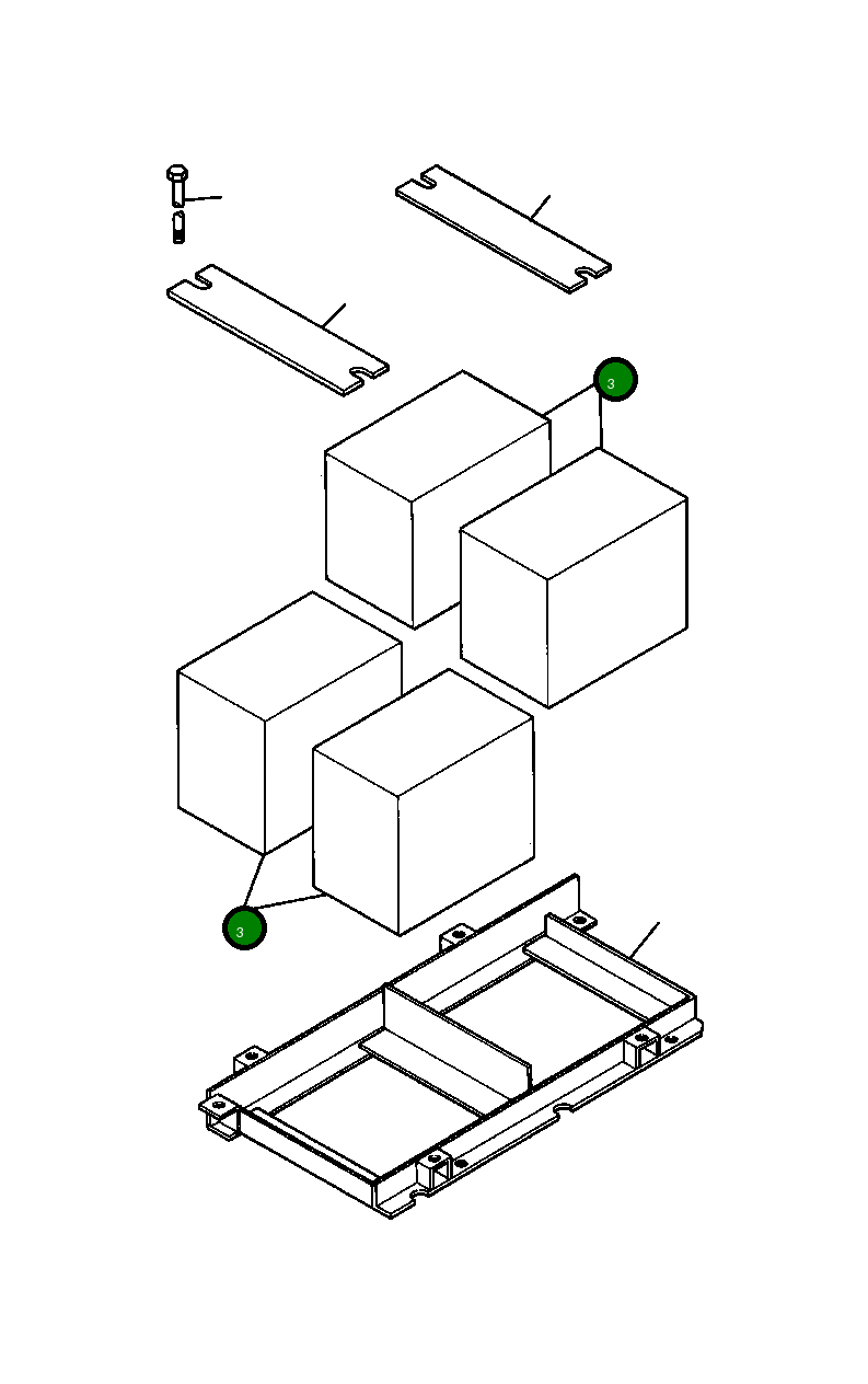 Аккумулятор, 12 VOLT 1208 311 H1 Komatsu