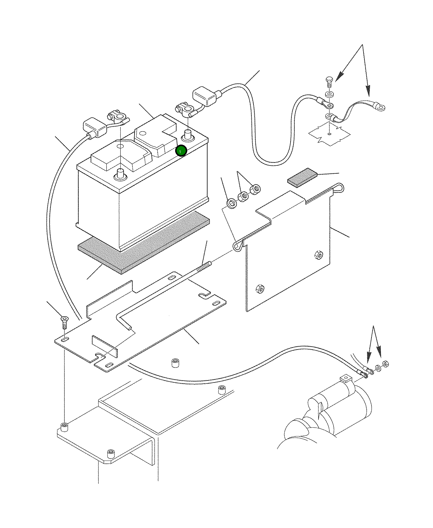 Аккумулятор 37A-06-11190 Komatsu