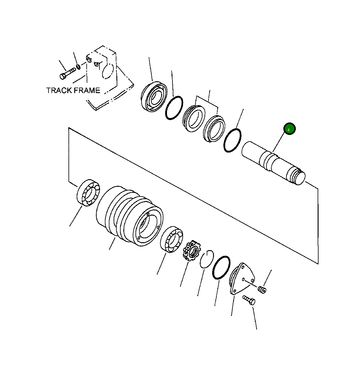 Вал 208-30-68320 Komatsu