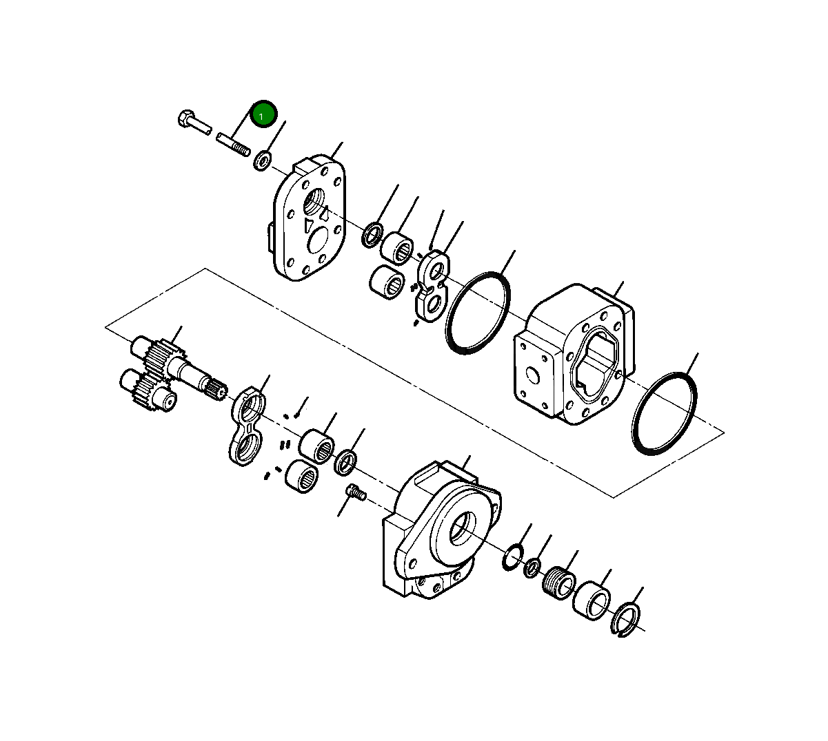 Болт, 5/8NC X 5 1/2 272 729 Komatsu