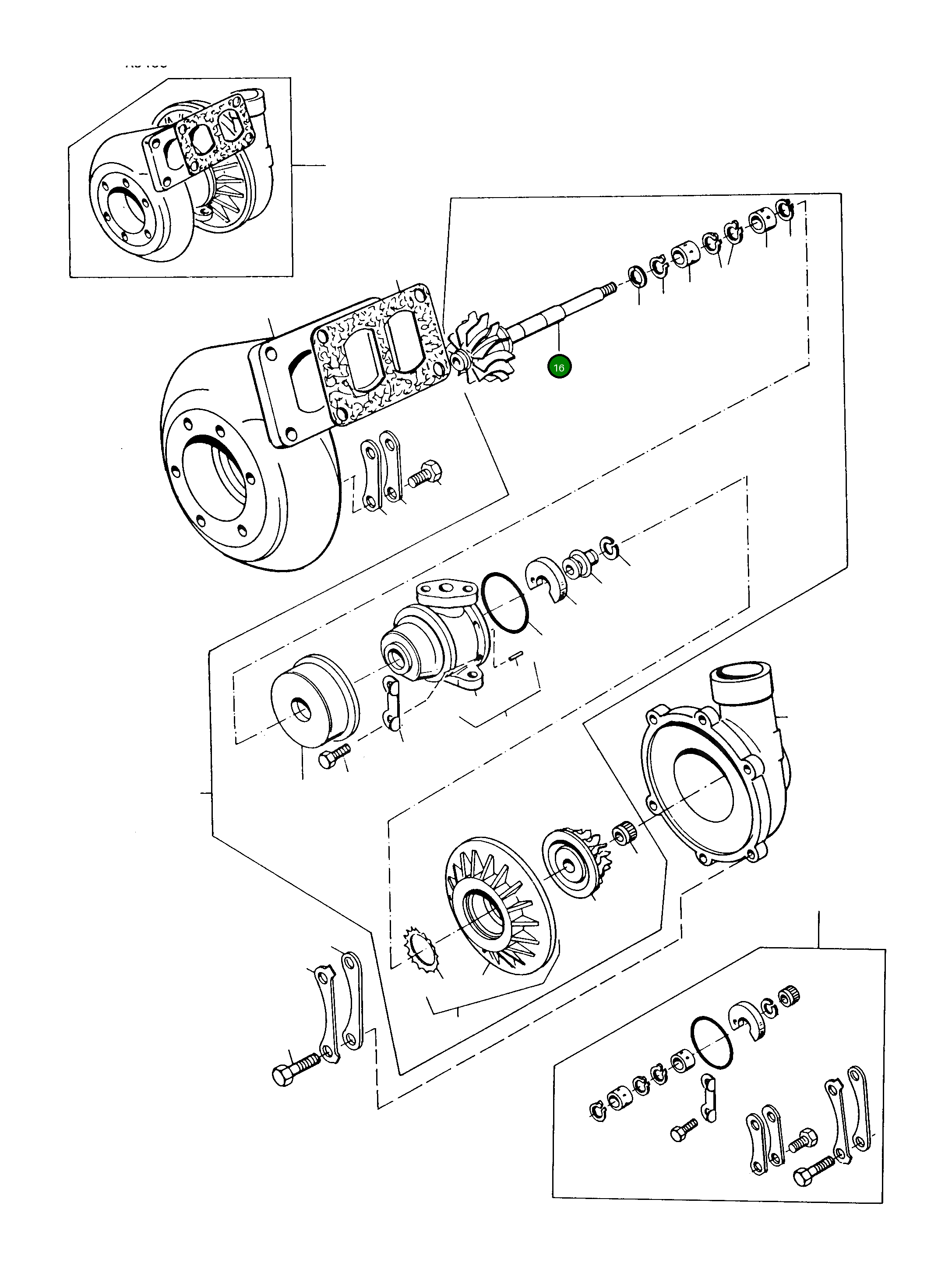 Вал 4908873M1 Komatsu