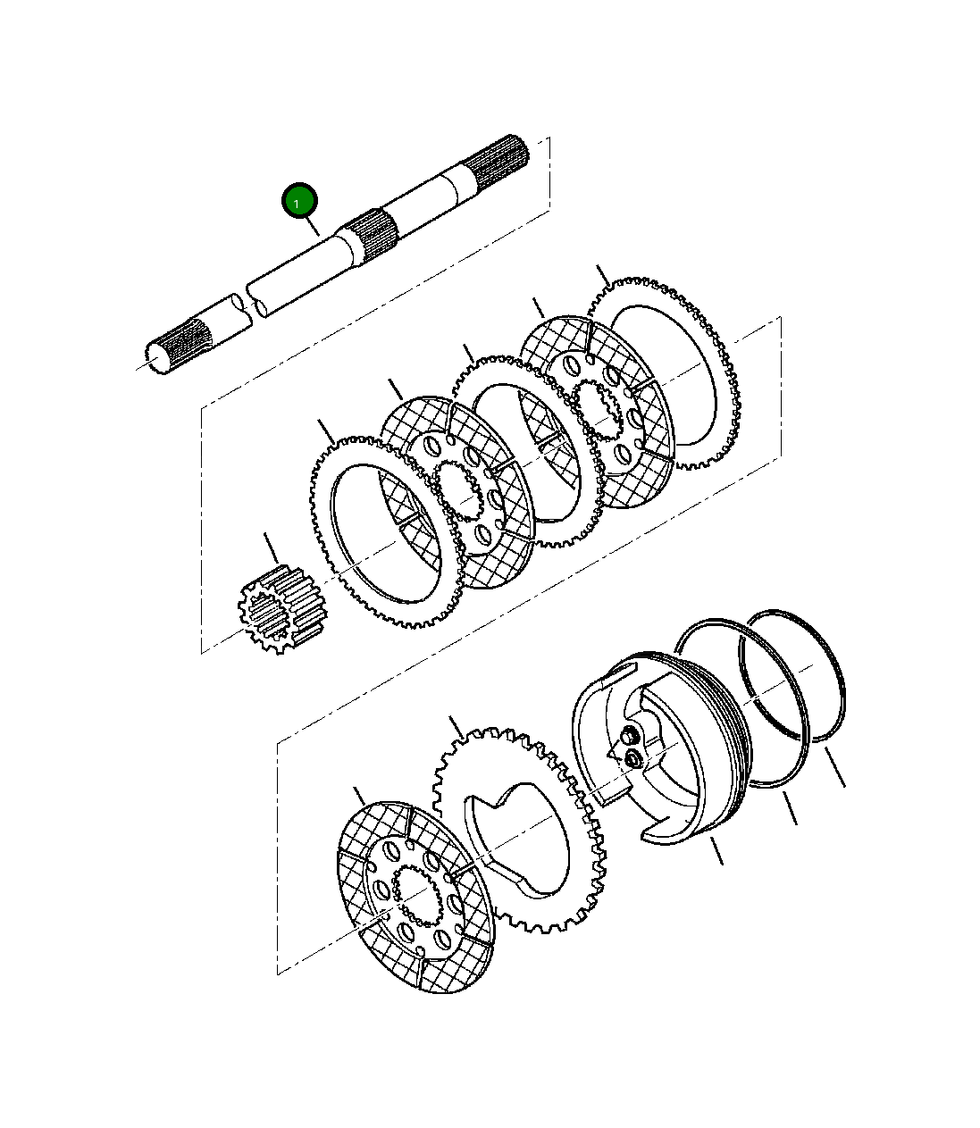 Вал CA0139629 Komatsu
