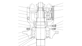 Вал 7509-190 Komatsu
