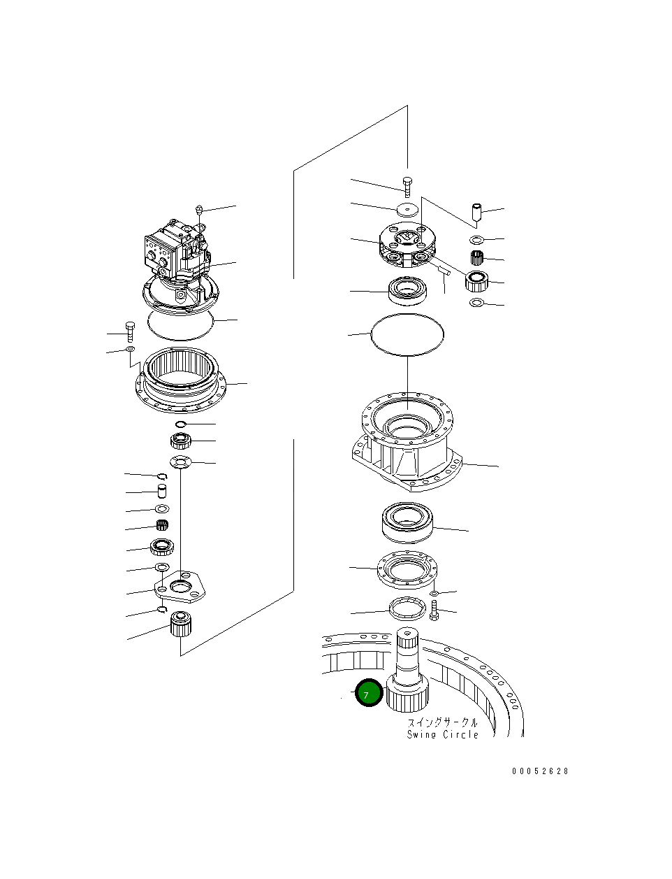 Вал 206-26-69111 Komatsu