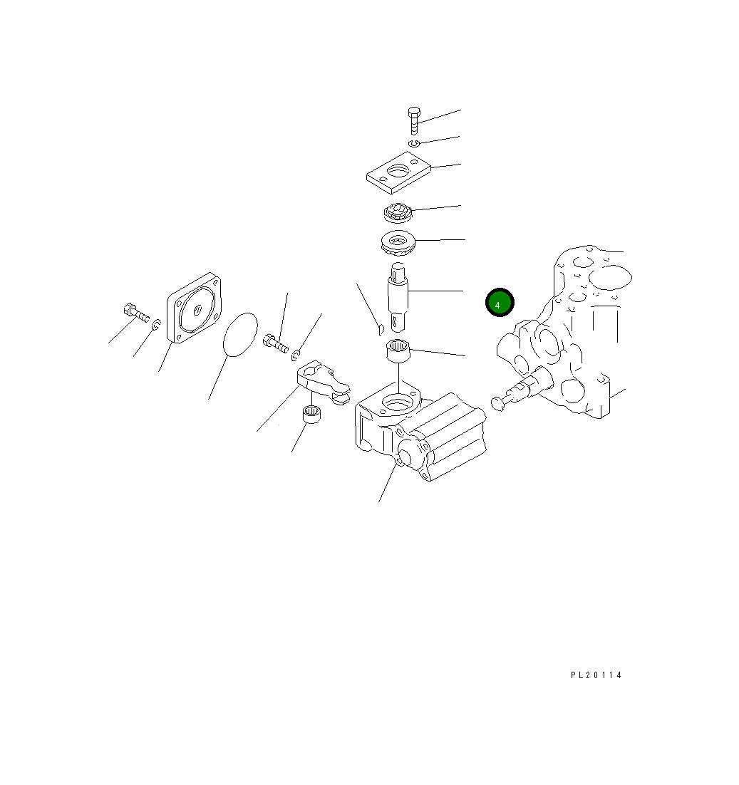 Вал 702-13-21650 Komatsu