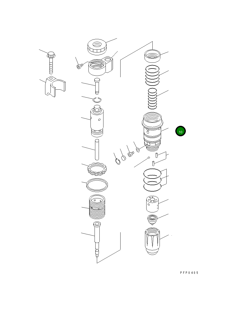 Адаптер CU3064881 Komatsu