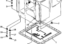 Вентилятор вентиляции 195-911-3140 Komatsu