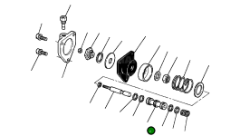 Барабан управления воздух–топливо 1239 459 H1 Komatsu