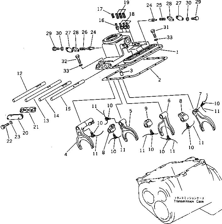 Вал 14F-14-87590 Komatsu