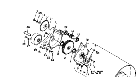 Ведущая звезда 268-40-12300 Komatsu