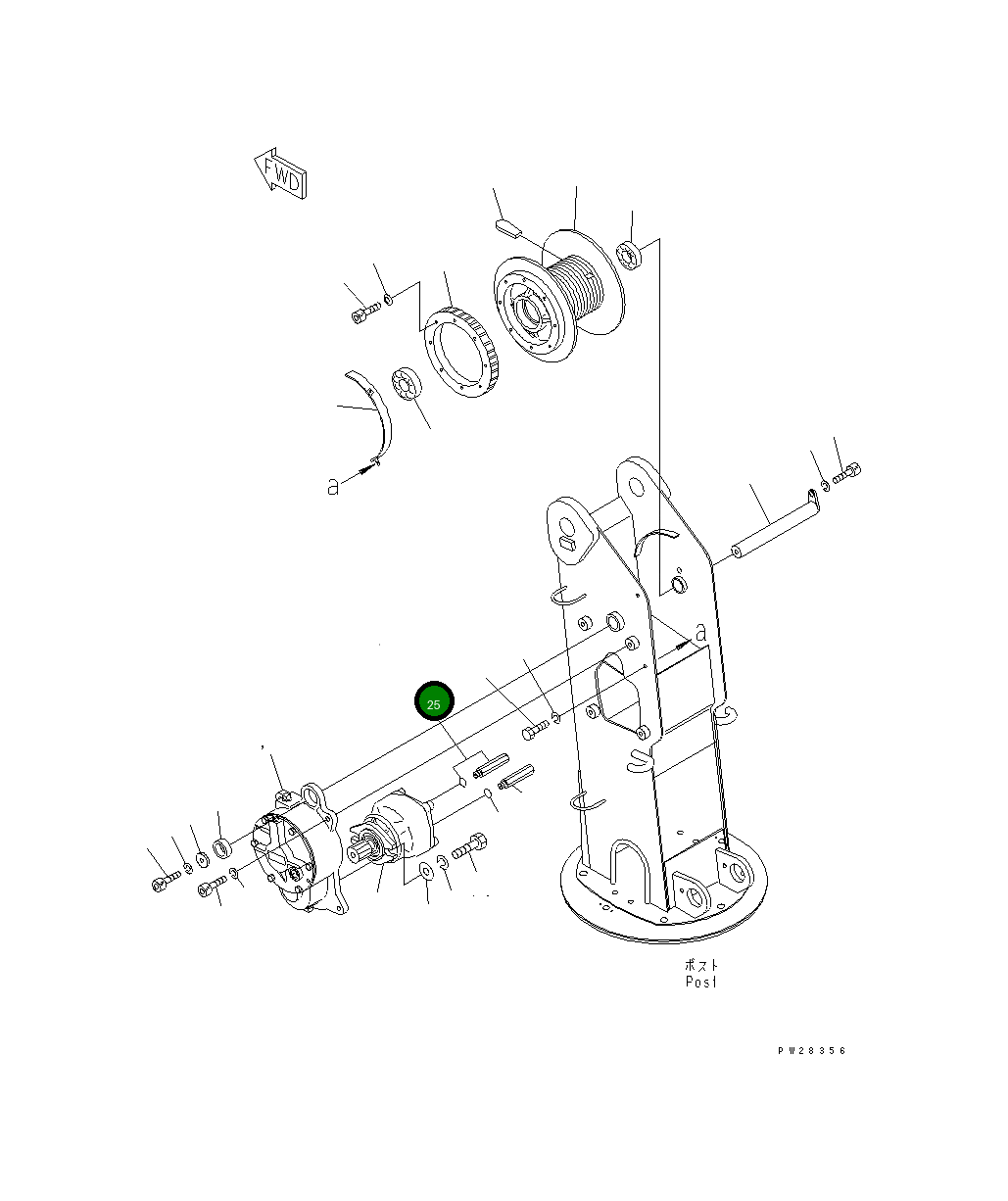 Адаптер MH4382-23000-1 Komatsu