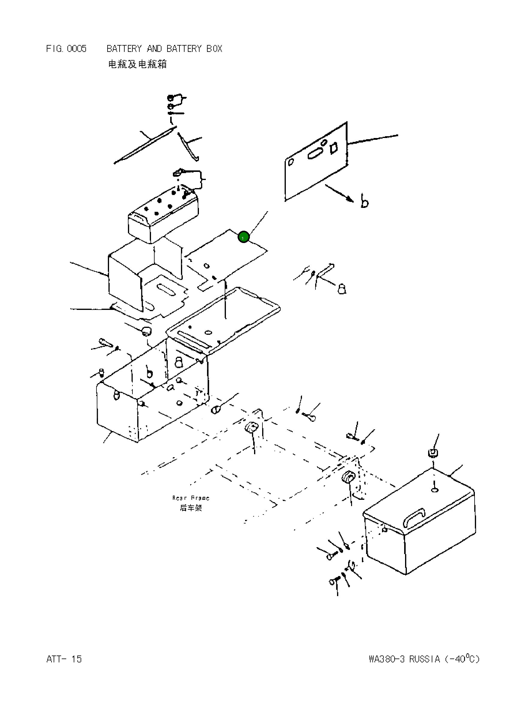 Аккумулятор,12V 200AH 424AFZ0010 Komatsu
