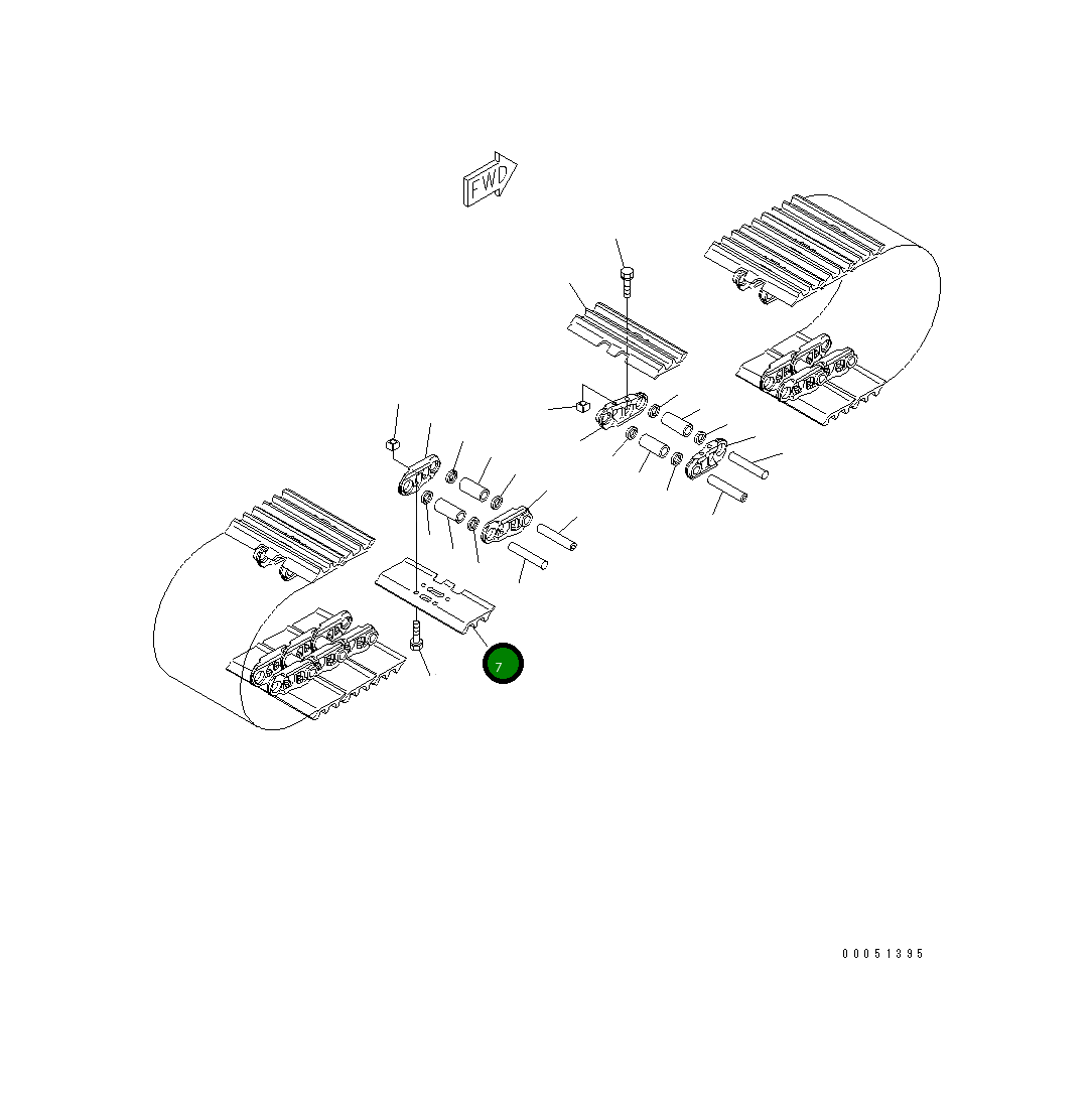Башмак 8295-32-1110 Komatsu