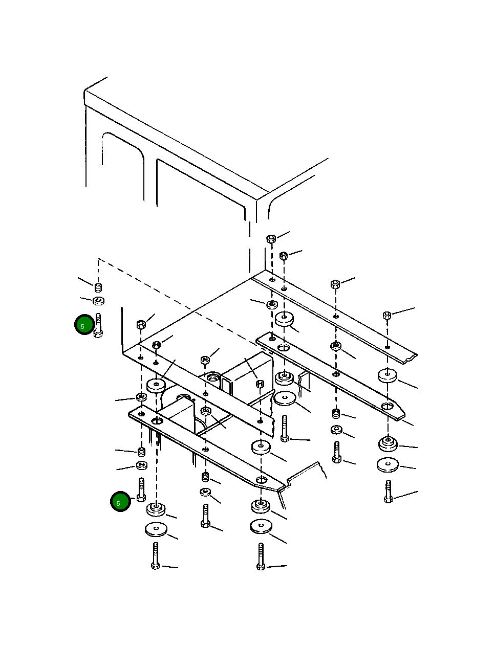 Болт, 1 1/4NC x 5 26 050 R1 Komatsu