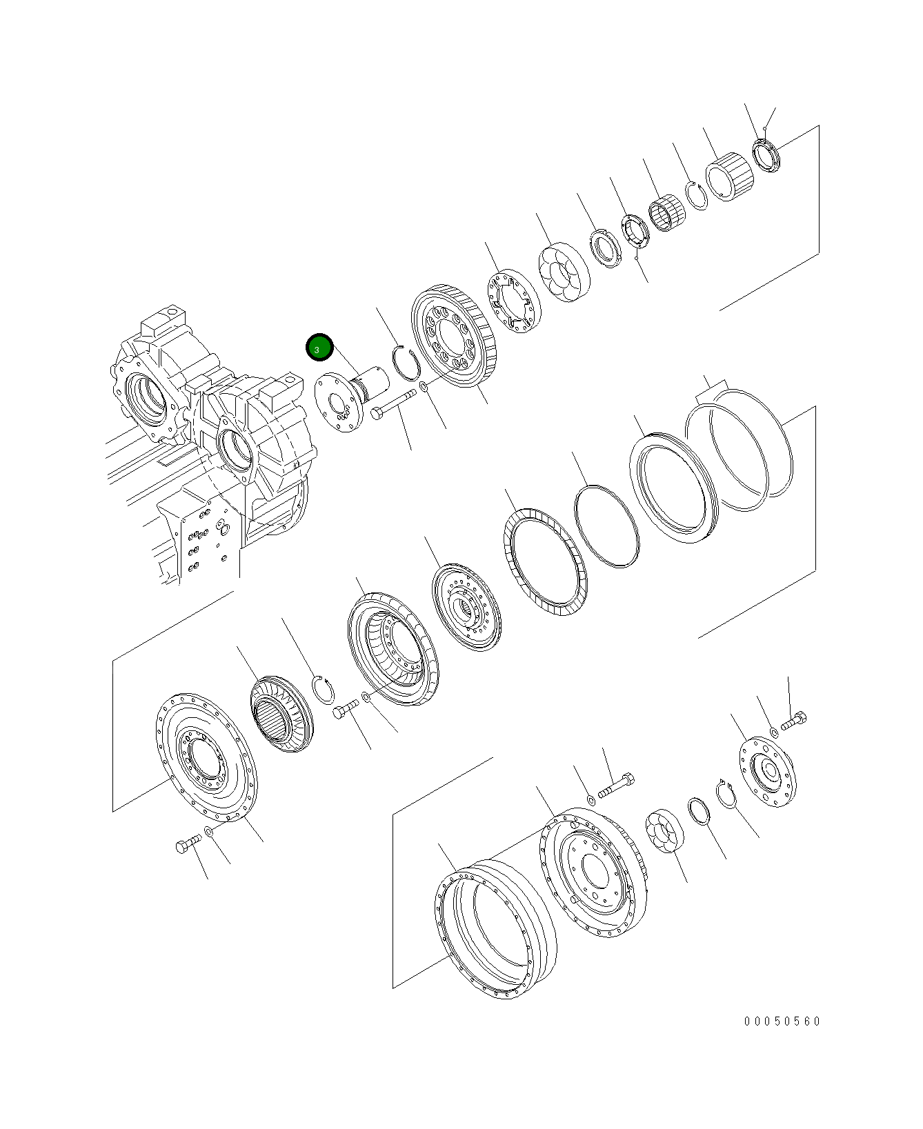 Вал 711-47-62551 Komatsu
