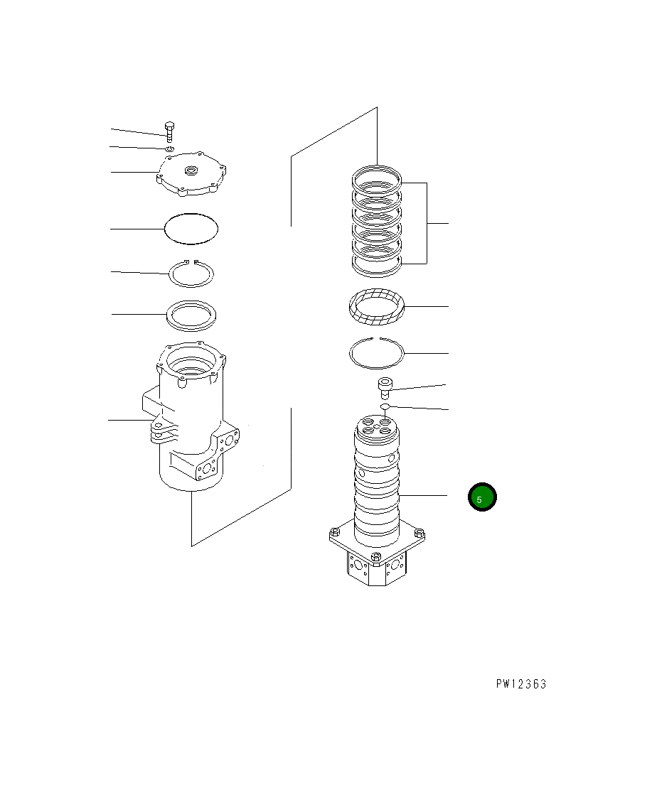 Вал 703-15-92121 Komatsu